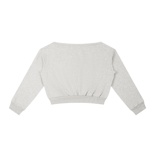Yep Off-Shoulder Sweatshirt