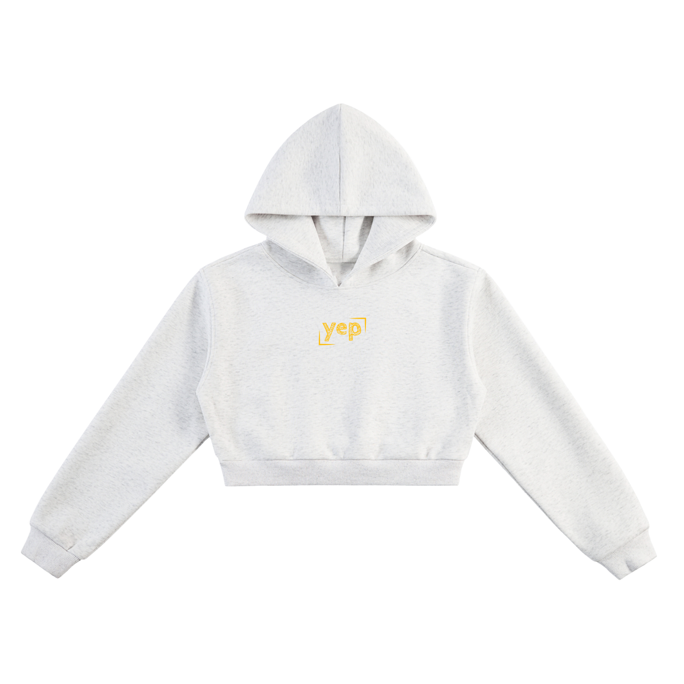 Yep Cropped Hoodie