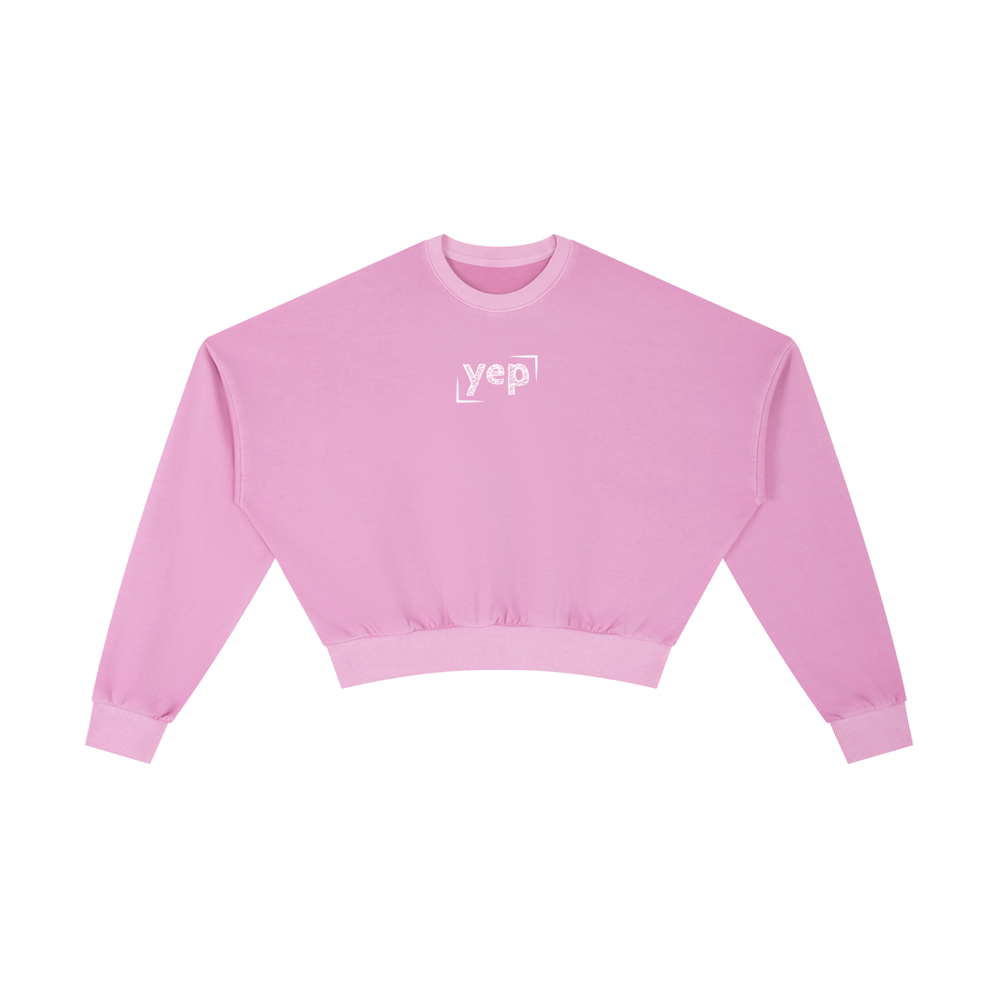 Yep Washed Cropped Sweatshirt