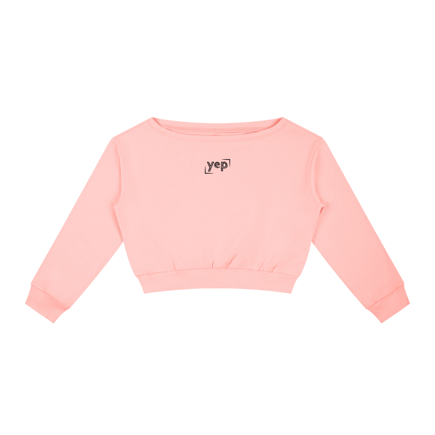 Yep Off-Shoulder Sweatshirt