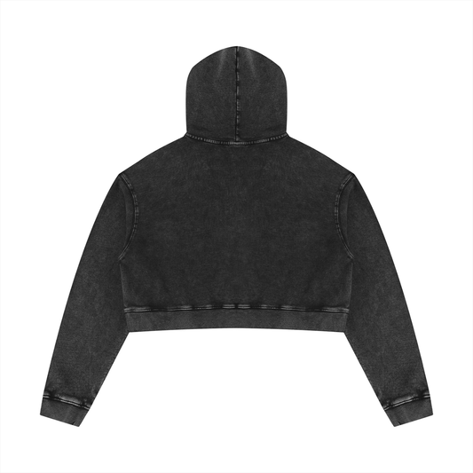 Yep Washed Crop Hoodie