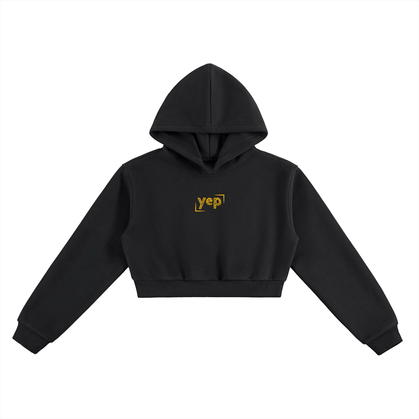 Yep Cropped Hoodie