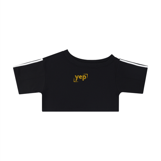 Yep Off-the-Shoulder Crop Top