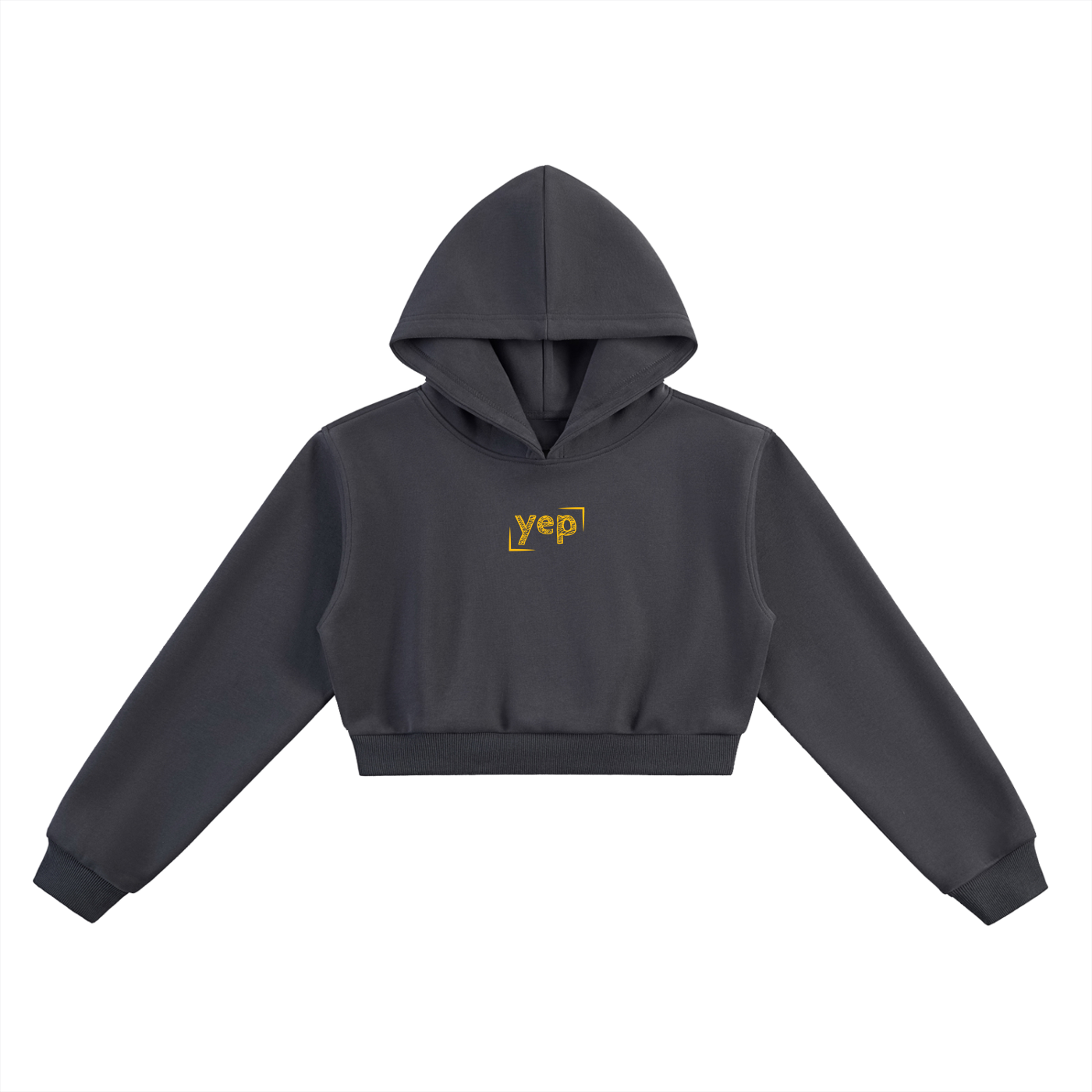 Yep Cropped Hoodie