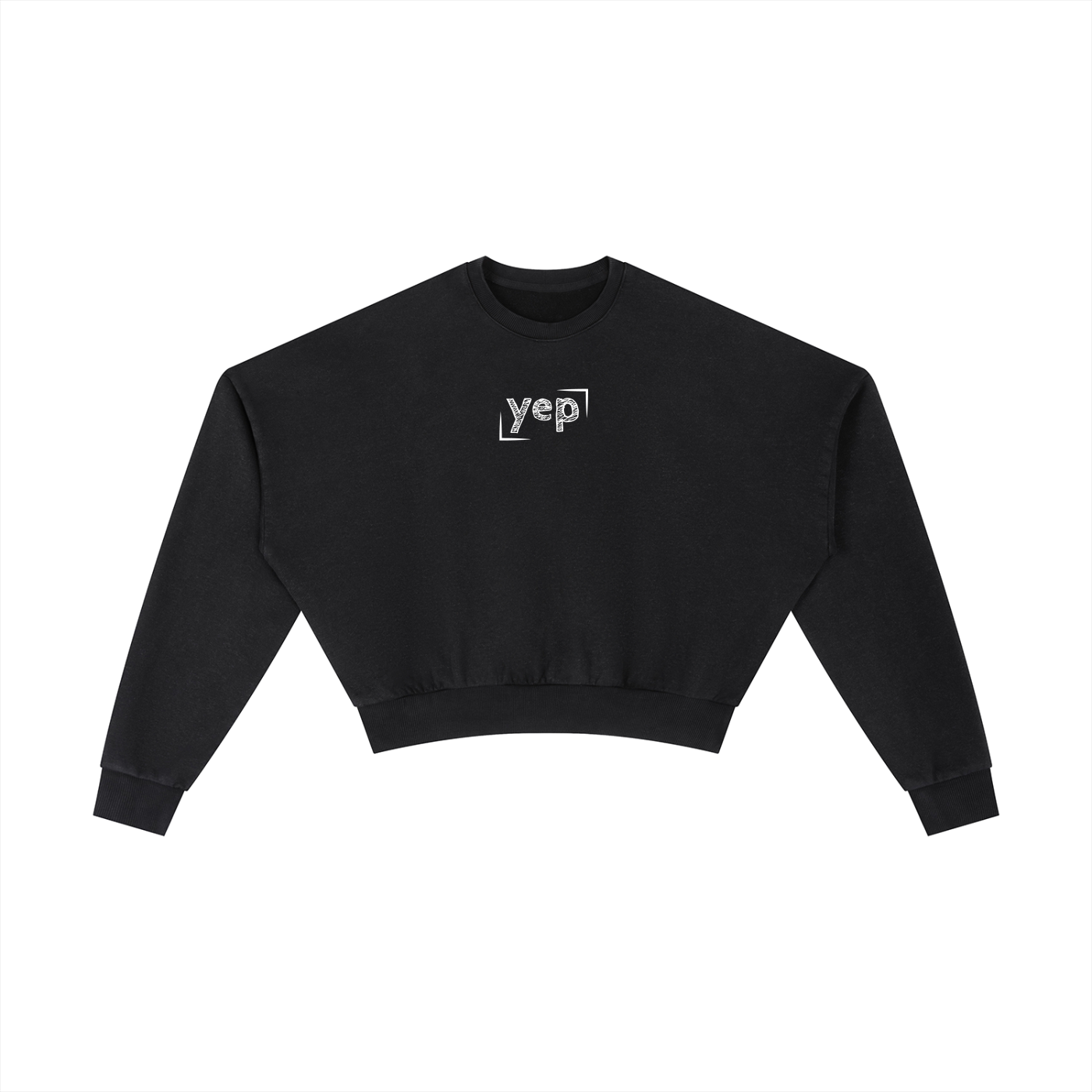 Yep Washed Cropped Sweatshirt