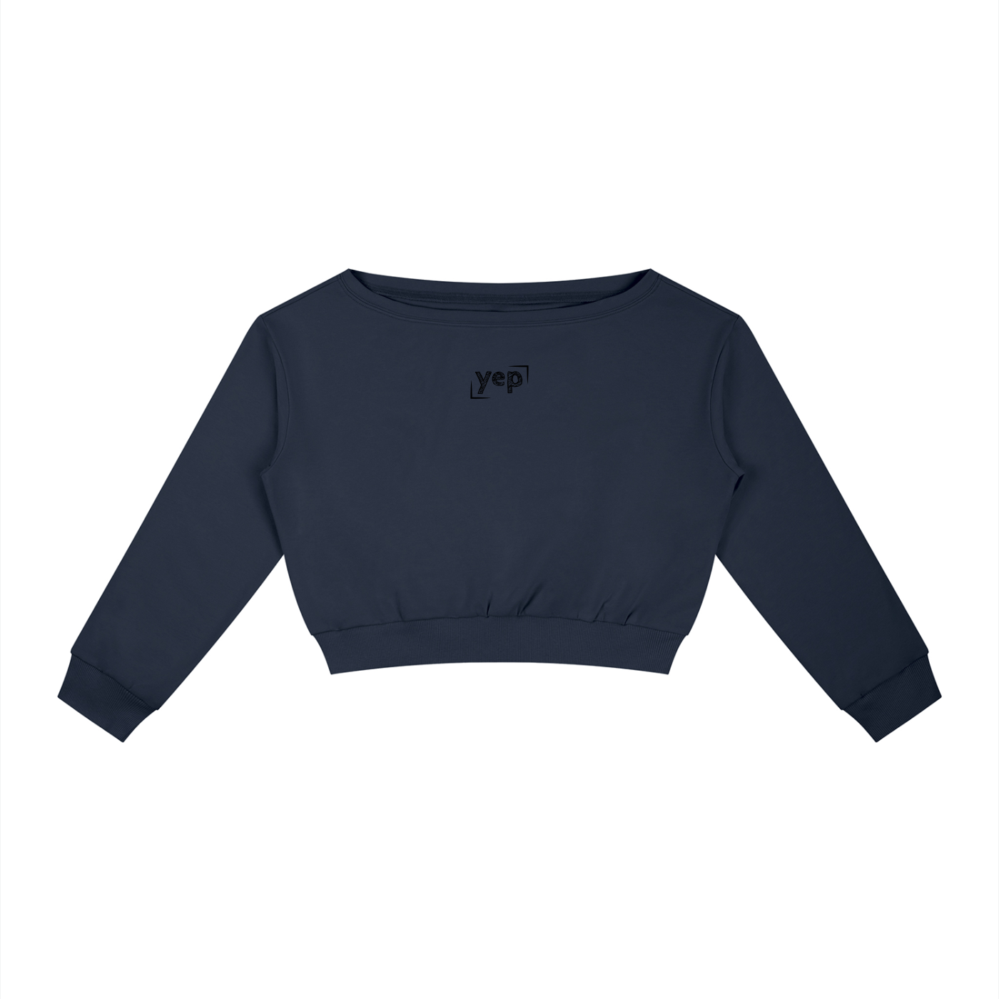 Yep Off-Shoulder Sweatshirt