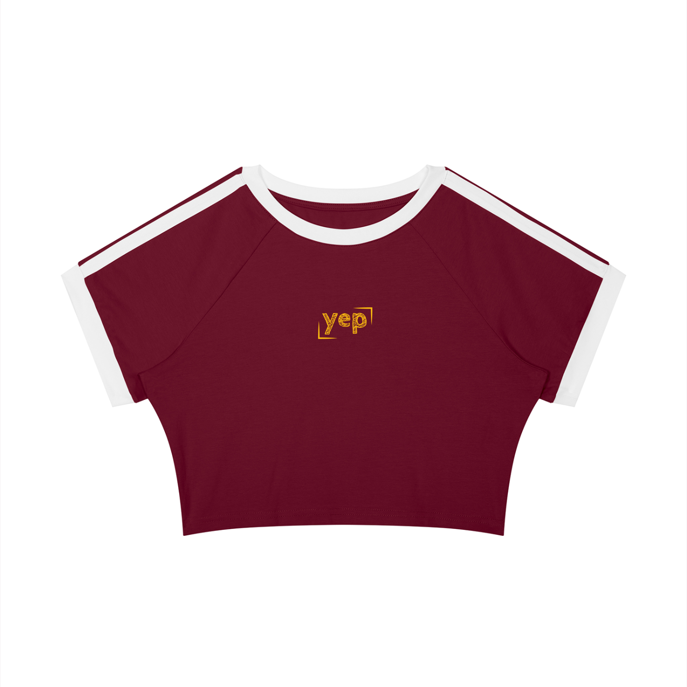 Yep Raglan Crop T-Shirt