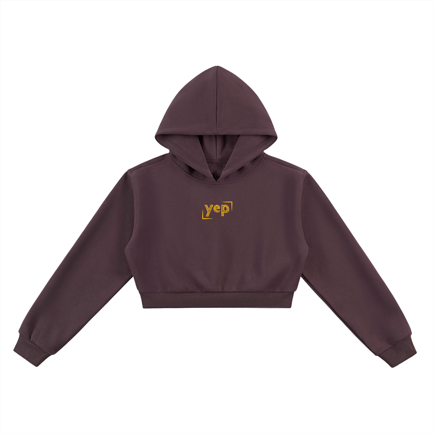 Yep Cropped Hoodie